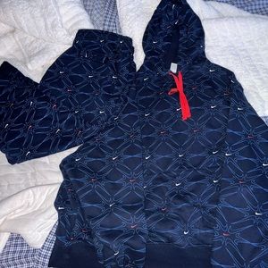 Mens Nike Allover Print Sweatsuit